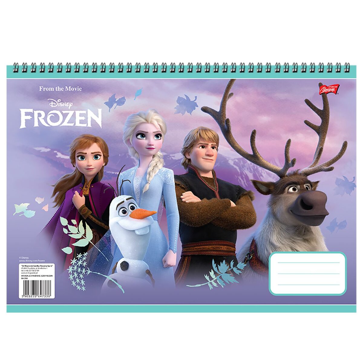 Μπλοκ ζωγραφικής - Frozen (32Φ)