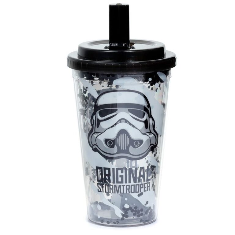 Star Wars Original Stormtrooper - Διπλότοιχο Ποτήρι με καλαμάκι