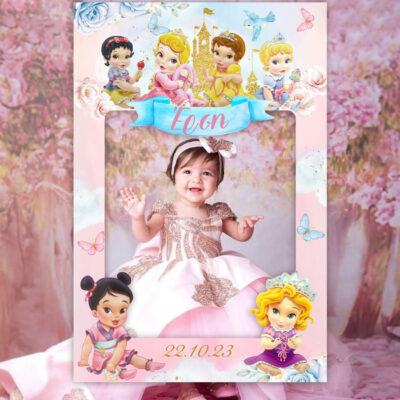 Κάδρο Photobooth Baby Πριγκίπισσες Disney