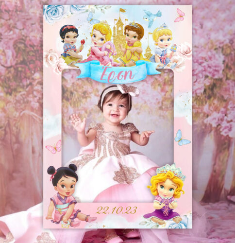 Κάδρο Photobooth Baby Πριγκίπισσες Disney