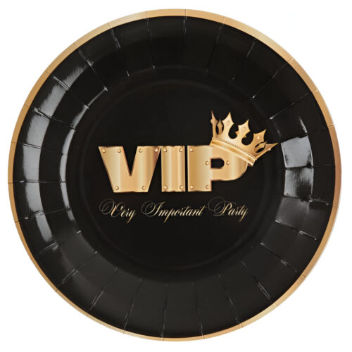 Πιάτα πάρτυ Crowned VIP (10 τεμ)