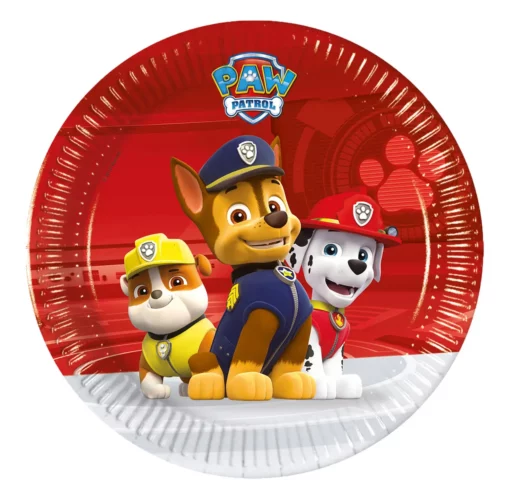 Πιάτα γλυκού Paw Patrol - Ready for Action (8 τεμ)