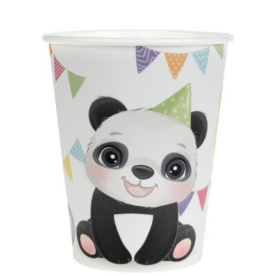 Ποτήρια πάρτυ Αρκουδάκι Panda (10 τεμ)