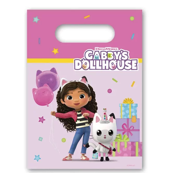 Τσαντάκια για δωράκια Gabby's Dollhouse (4 τεμ)