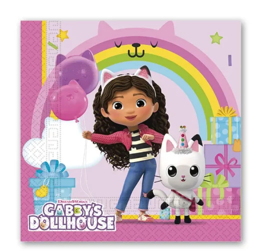 Χαρτοπετσέτες Gabby's Dollhouse (20 τεμ)