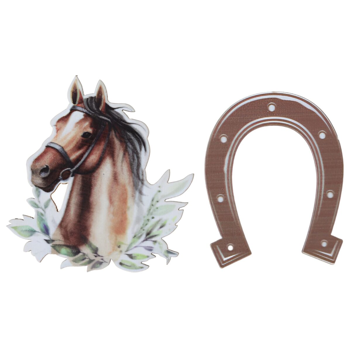 Ξύλινες φιγούρες Άλογο – Ιππασία (10 τεμ)