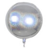 Μπαλόνι ασημί 4D σφαίρα Holographic