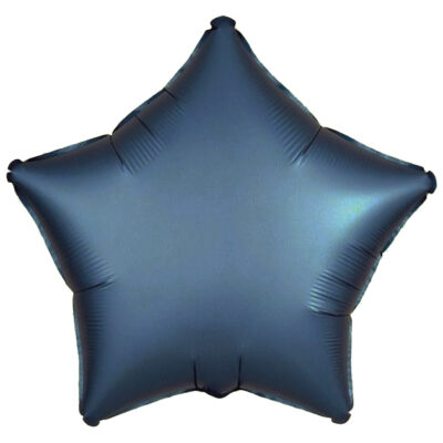 18" Μπαλόνι chrome Navy Μπλε Aστέρι