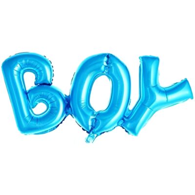 Μπαλόνι μπλε φράση 'BOY'