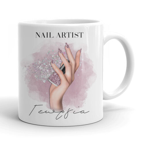 Κούπα με όνομα - Nail Artist