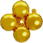 Μπαλόνι Χρυσό 4πλο για γιρλάντα