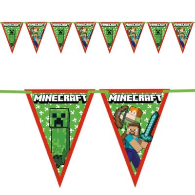 Τριγωνικά Σημαιάκια Minecraft 230 cm