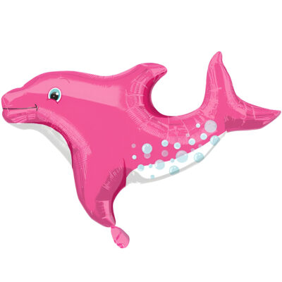Μπαλόνι Δελφίνι SuperShape ροζ