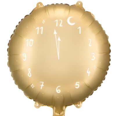 18" Μπαλόνι Χρυσό Ρολόι