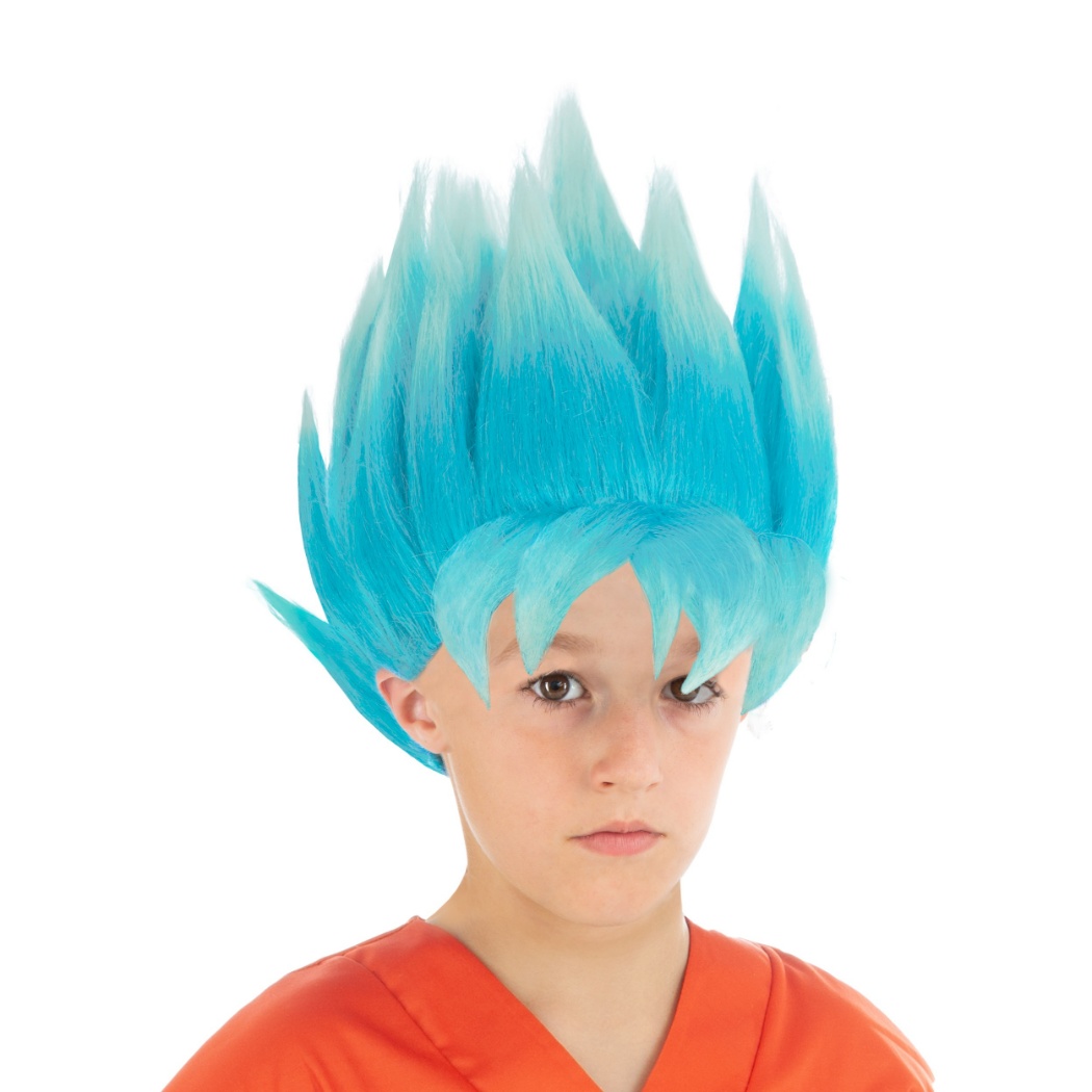 Παιδική Περούκα Dragon Ball Goku μπλε