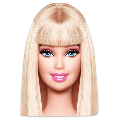 Ξύλινη διακοσμητική φιγούρα Barbie