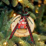 Χριστουγεννιάτικο Στολίδι με 6 μαγνητάκια - Κορμός δέντρου