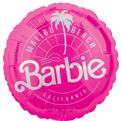 18" Φούξια Μπαλόνι Barbie - Malibu Beach