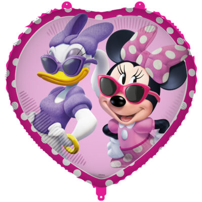 18" Μπαλόνι Καρδιά Minnie με βαράκι