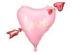 26" Μπαλόνι ροζ καρδιά με βέλος