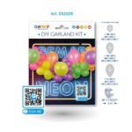 DIY Neon Γιρλάντα με Μπαλόνια (65 τεμ)