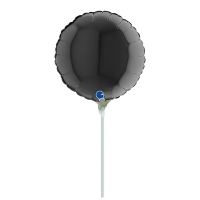 10" Mini Shape μπαλόνι Στρογγυλό Μαύρο