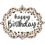 27" Μπαλόνι Λεοπάρ Happy Birthday