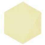 Πιάτα Vert Décor κίτρινο εξάγωνο (6 τεμ)