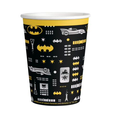 Ποτήρια πάρτυ Batman logo (8 τεμ)