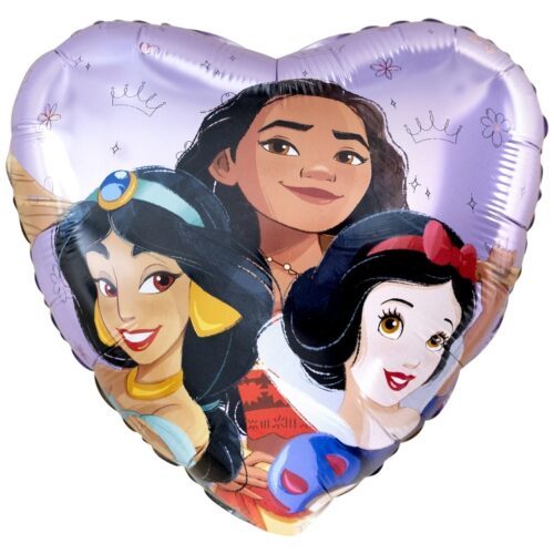 18'' Μπαλόνι Καρδιά Πριγκίπισσες Disney STREET