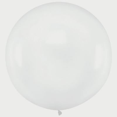 40" Στρογγυλό Μπαλόνι Παστέλ Διάφανο