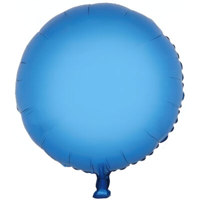 17" Μπαλόνι Στρογγυλό Μπλε ηλεκτρίκ