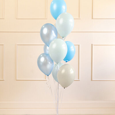 Λάτεξ μπαλόνια Sky Blue Mix (10 τεμ)