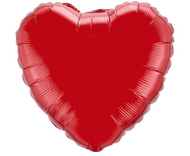 18" Μπαλόνι Καρδιά Κόκκινη