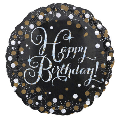18" Μπαλόνι Happy Birthday holographic