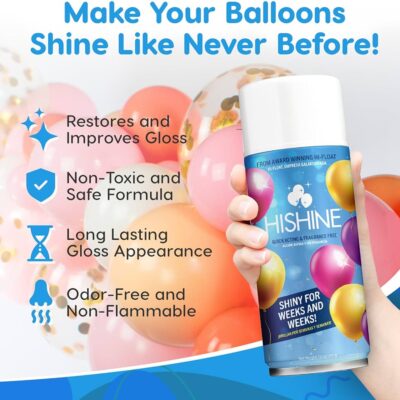 Γυαλιστικό Σπρέι για μπαλόνια HI-SHINE 355ml