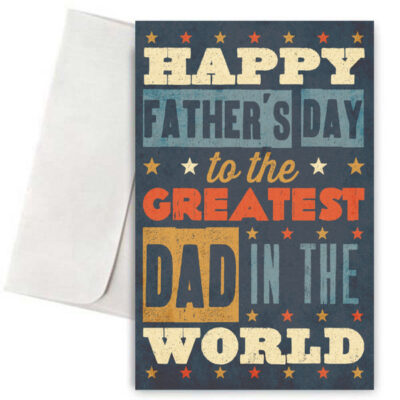 Κάρτα για Μπαμπά - Greatest Dad in the World