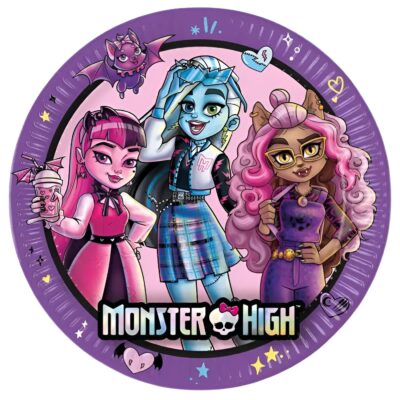 Πιάτα φαγητού Monster High (8 τεμ)
