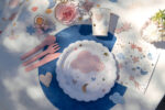 Πιάτα φαγητού ροζ Συννεφάκι - My sweetheart (10 τεμ)