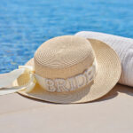 Ψάθινο Καπέλο "Bride" Με Πέρλες
