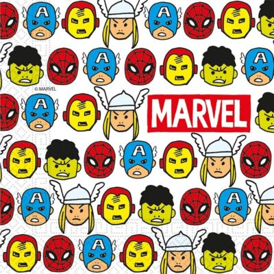 Χαρτοπετσέτες Avengers Comics Marvel (20 τεμ)