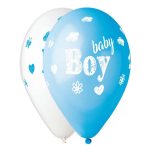 12 Μπαλόνι Baby Boy σκίτσο 25 τεμ