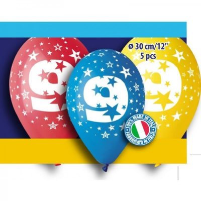 12 Μπαλόνι γενέθλια Νο 9 5 τεμ