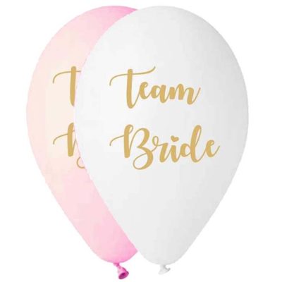 12 Μπαλόνι τυπωμένο μπάτσελορ Team Bride 25 τεμ