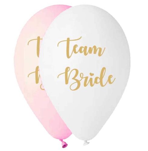 12 Μπαλόνι τυπωμένο μπάτσελορ Team Bride 25 τεμ