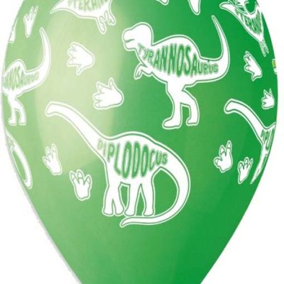 12 Μπαλόνια τυπωμένα Δεινόσαυροι 25 τεμ
