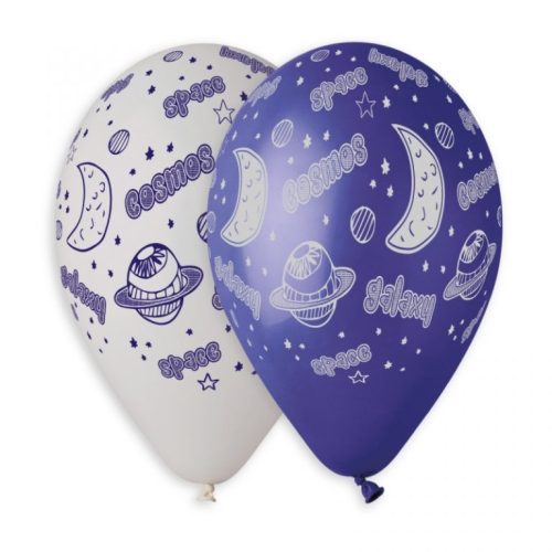 12 Μπαλόνια τυπωμένα Διάστημα - Γαλαξίας 25 τεμ