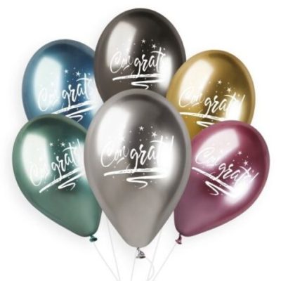 13 Μπαλόνι Congrats Shiny Μεταλλικό 25 τεμ