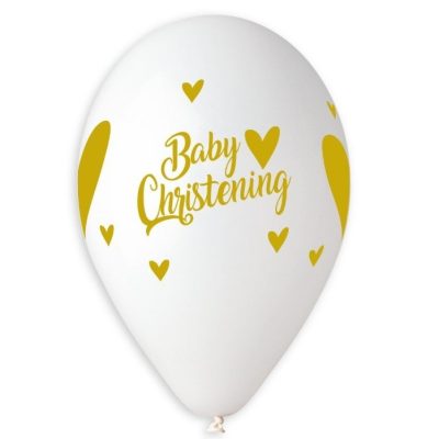 13 Μπαλόνι τυπωμένο Baby Christening 25 τεμ