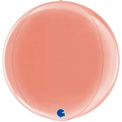 15 Μπαλόνι Rosegold τρισδιάστατη σφαίρα ORBZ